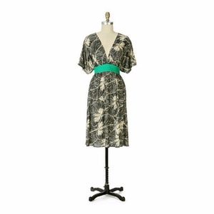 Anthropologie Maple Clockwork Silk dress sz S